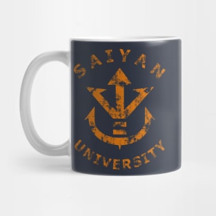 Saiyan University (gold) Mug